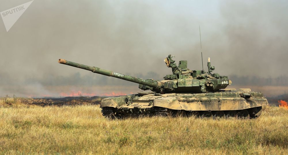 “Xe tăng T-72 Nga” bất ngờ xuất hiện ở căn cứ quân sự Mỹ - 1