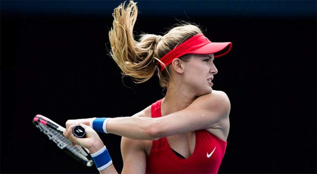 Trong số các người đẹp thể thao không thể bỏ qua Eugene Bouchard.