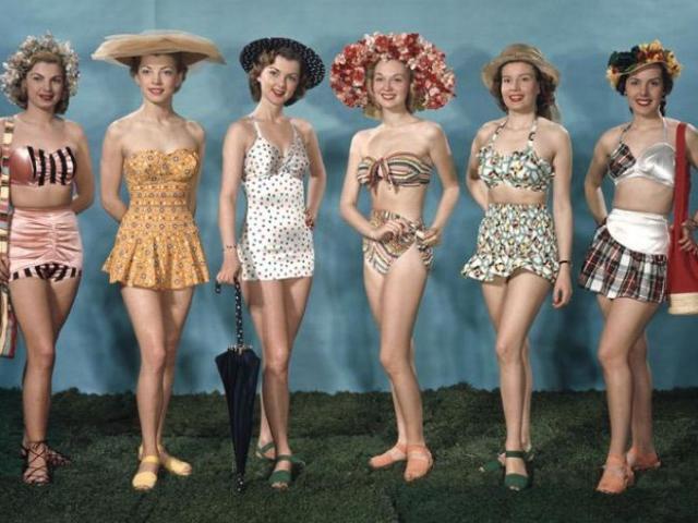 Thời trang - Trước khi có bikini, phụ nữ mặc gì tắm biển?