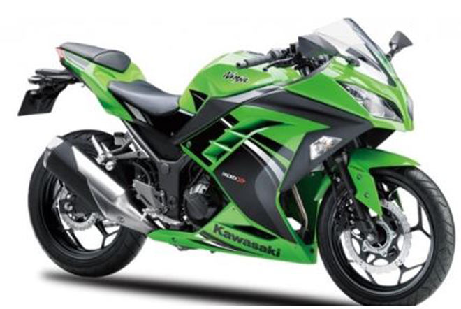 Kawasaki Ninja 300 thêm màu mới, giá không đổi - 1