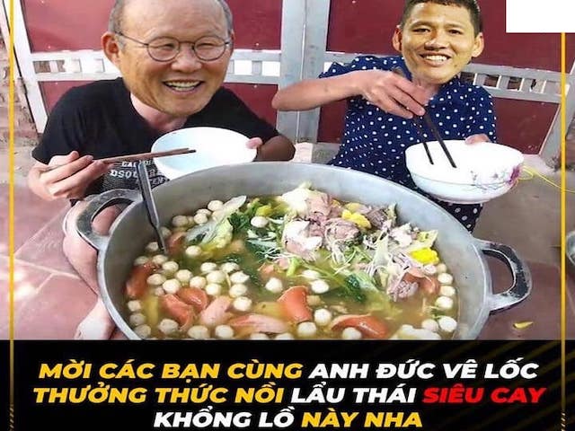 Việt Nam hạ Thái Lan, dân mạng chế loạt ảnh “nồi lẩu Thái khổng lồ siêu cay”