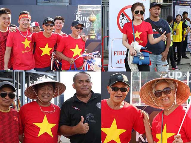 Bóng đá - Rực lửa đại chiến ĐT Việt Nam – Thái Lan: Fan Thái "thị uy" náo nhiệt