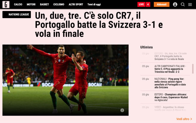 Ronaldo hat-trick siêu đẳng: Báo chí ngả mũ, gọi là &#34;phép màu Bồ Đào Nha&#34; - 4