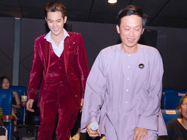 Phim - Hoài Linh ăn mặc "lạc quẻ" đến mừng cháu trai ra mắt phim mới