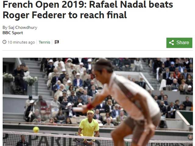 Thể thao - Nadal "vùi dập" Federer: Báo chí đưa Rafa lên mây xanh, thương cảm FedEX