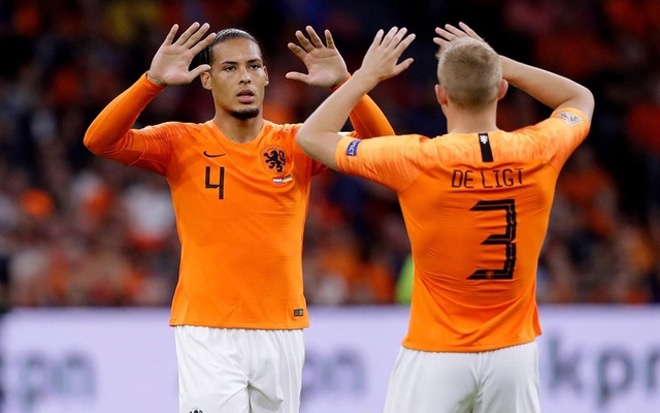 Bồ Đào Nha - Hà Lan: Ronaldo đấu siêu trung vệ Van Dijk - De Ligt - 2