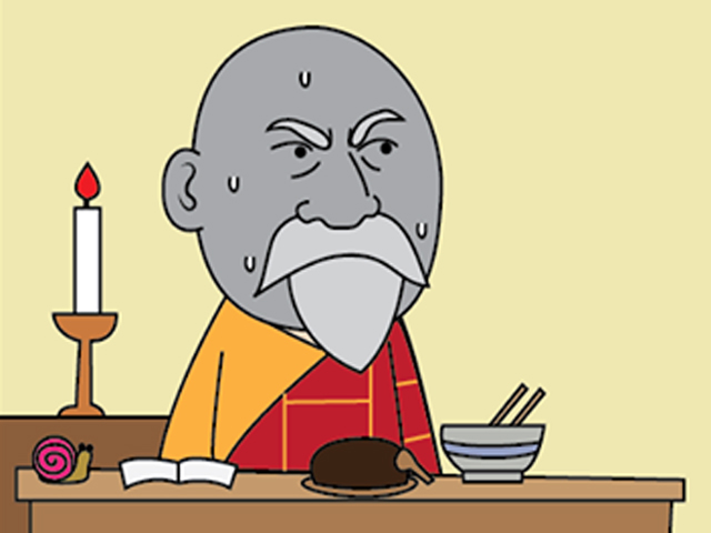 Tranh vui - Sư thầy tái mặt với trào lưu "vì sao độ ta, không độ nàng"