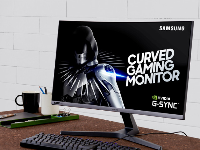 HOT: Samsung lần đầu tiên ra mắt màn hình cong chơi game CGR5 27 inch