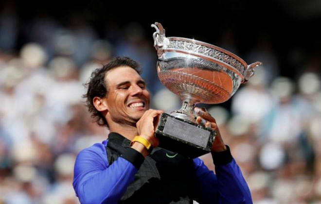 Nadal bá đạo Roland Garros còn 2 &#34;núi&#34;: Vượt Federer & đoạt 4 Grand Slam/năm - 1