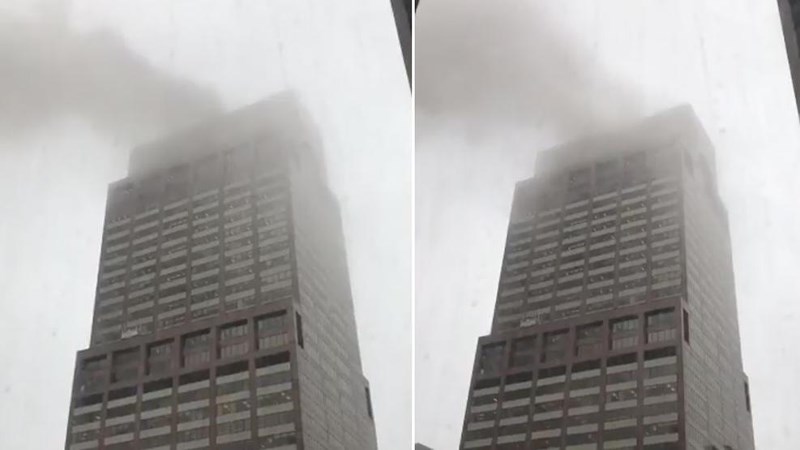 Trực thăng đâm vào nóc cao ốc ở New York, ít nhất 1 người chết - 1