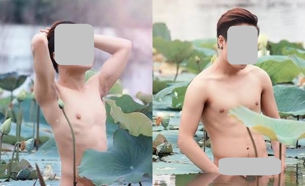 &#34;Nhức mắt&#34; 3 người đàn ông cởi đồ chụp ảnh với sen gây bức xúc dư luận - 8
