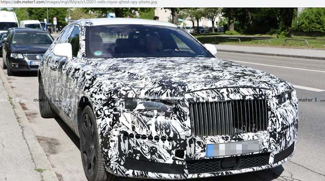 Rò rỉ hình ảnh khoang nội thất của Rolls-Royce Ghost 2021 phiên bản chạy thử nghiệm - 4