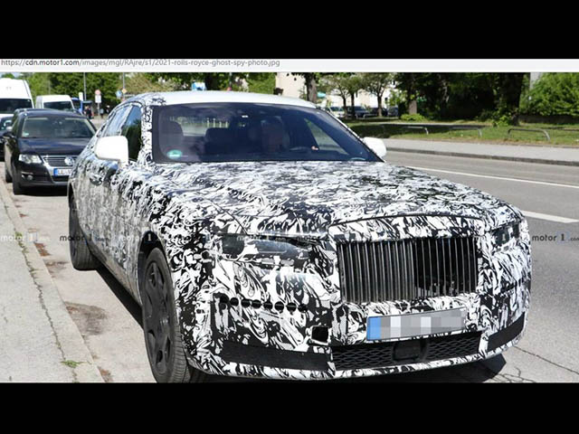 Tin tức ô tô - Rò rỉ hình ảnh khoang nội thất của Rolls-Royce Ghost 2021 phiên bản chạy thử nghiệm