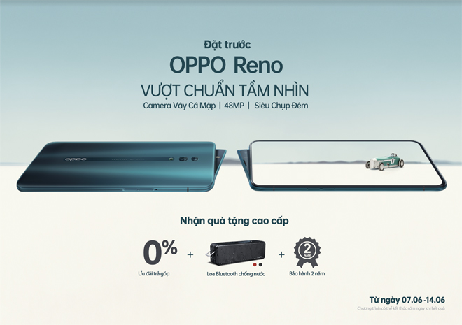 Đặt trước Reno, nhận loa Bluetooth Havit sành điệu, trả góp 0%, bảo hành 2 năm - 1