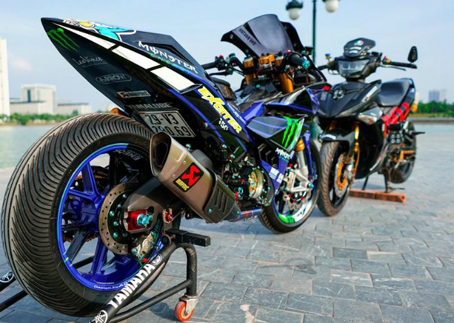 CHOÁNG: Exciter độ đầu R1 cá trê, gắp “quỷ đỏ” Ducati giá 300 triệu đồng - 6