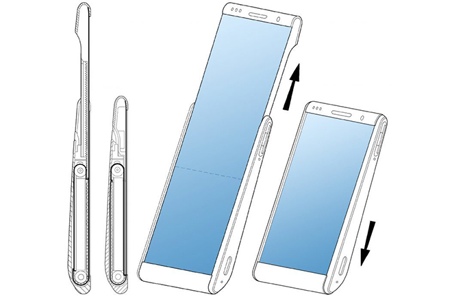 Samsung phát triển smartphone gập lại độc hơn Galaxy Fold - 1
