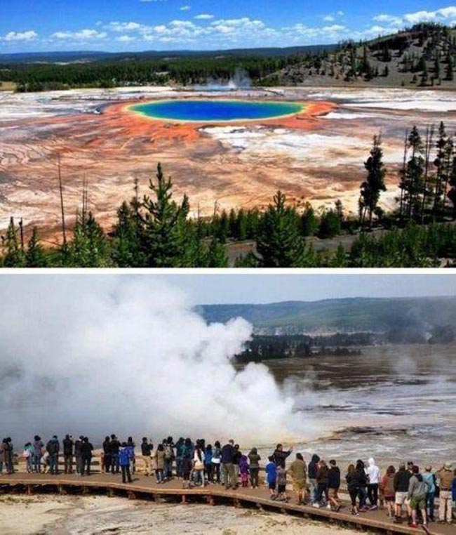 1.Công viên quốc gia Yellowstone, Hoa Kỳ