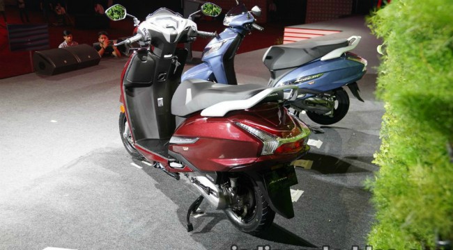 Cận cảnh phía sau của Activa 125 mới.