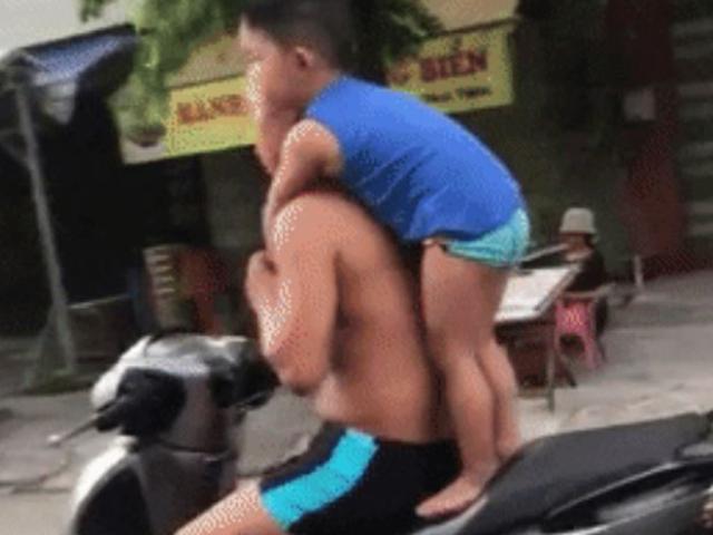 Bạn trẻ - Cuộc sống - Đáng trách ông bố coi thường mạng sống con trai trên xa lộ