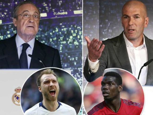 Bóng đá - Real có biến: Perez mê á quân C1, Zidane cãi lệnh đòi Pogba giá "cắt cổ"