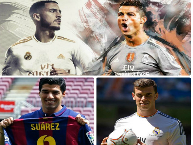 Bóng đá - 10 năm "bom tấn" Ngoại hạng Anh tới Liga: Hazard có "ngon" như Ronaldo?