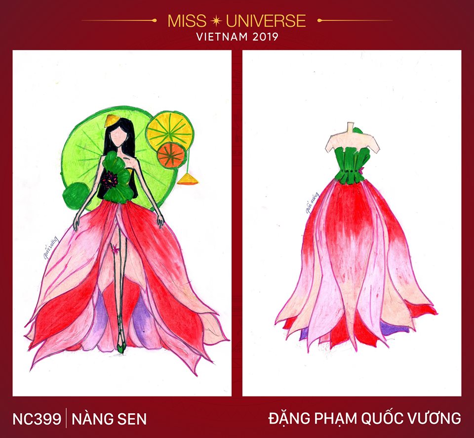 Thiết kế quốc phục Việt đi thi MU cảm hứng từ sen bị la ó kịch liệt - 7