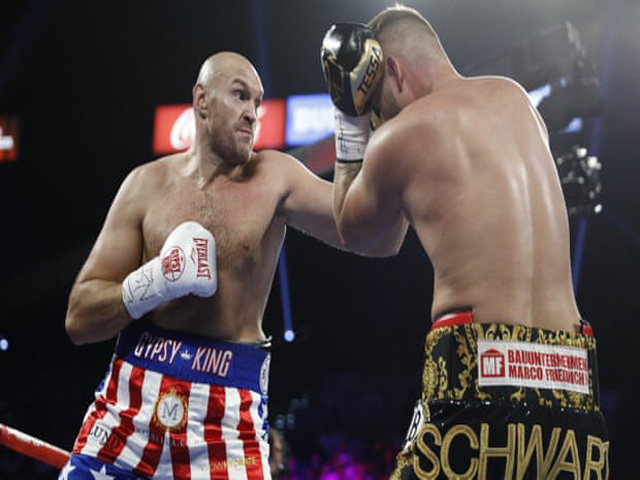 Thể thao - Đại chiến boxing 217kg: Cú đấm "cuồng nộ", vỡ mũi đối thủ