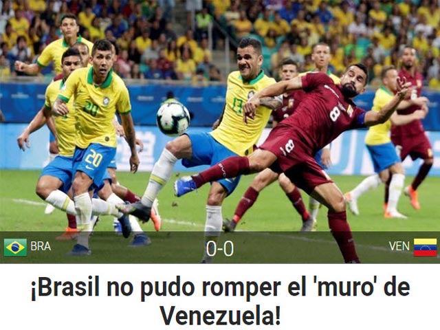Bóng đá - ĐT Brazil hòa 0-0 gây tranh cãi: Báo chí khen "tường thép", nuối tiếc vì VAR