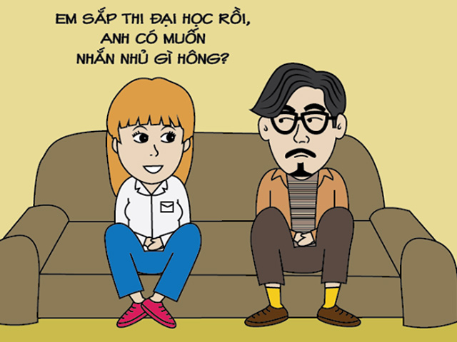 Tranh vui - Lời nhắn nhủ nhẹ nhàng dành cho các bạn chuẩn bị thi đại học