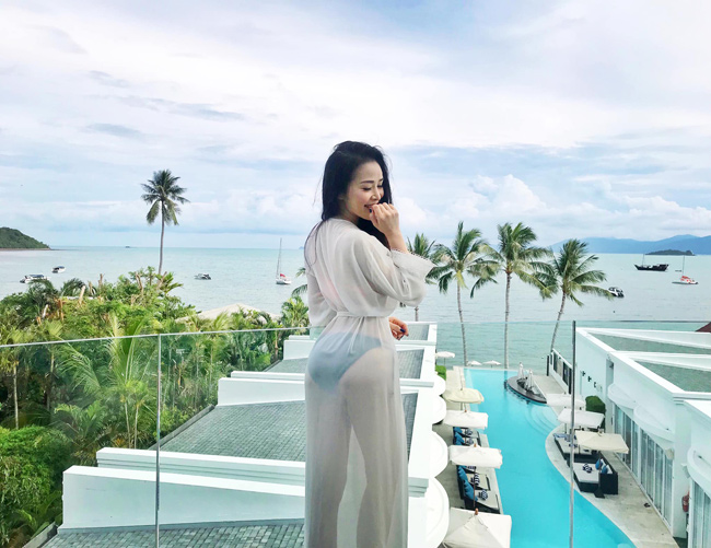 Cô nàng là bạn tập trong phòng tập gym cùng với Anh Vũ.