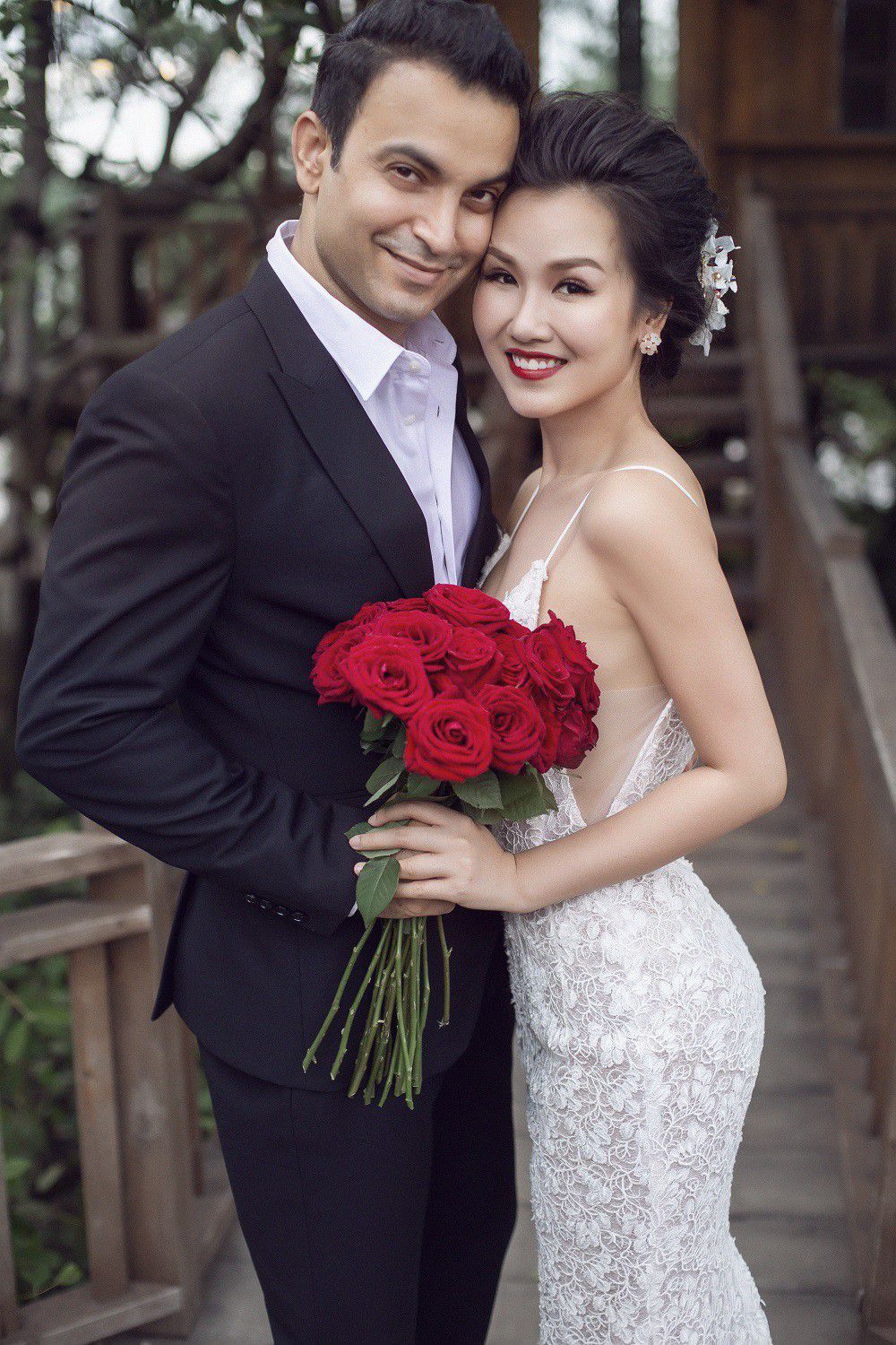 Võ Hạ Trâm đã có tin vui với chồng doanh nhân Ấn Độ vì điểm bất thường này? - 4