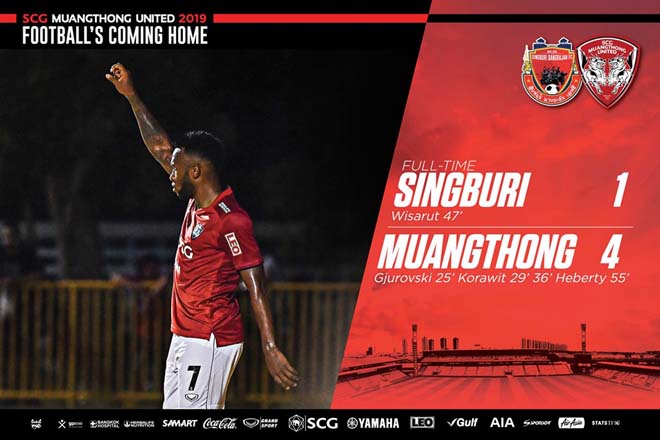 Singburi - Muangthong United: Văn Lâm vững vàng, đại tiệc 5 bàn - 1