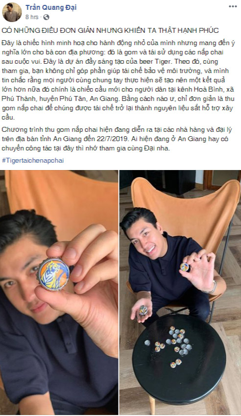 Thùy Minh, MC Quốc Khánh kêu gọi bạn trẻ thu gom, tái chế nắp chai hỗ trợ cộng đồng - 3