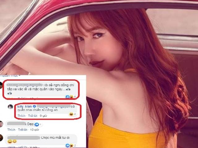 Bạn trẻ - Cuộc sống - "Đứng hình" Elly Trần mặc nội y khoét cao bị fan đề nghị điều bất ngờ