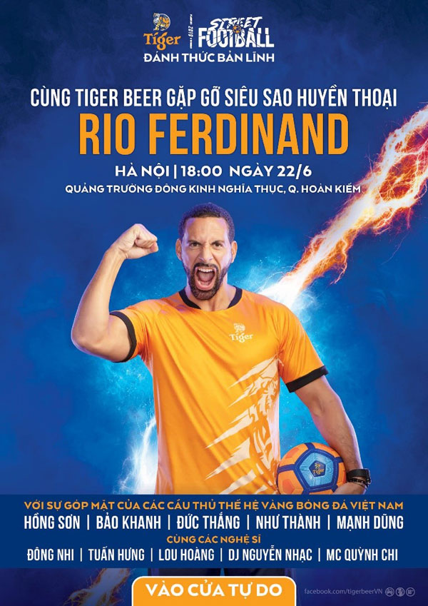 24 giờ nữa siêu sao huyền thoại MU, Rio Ferdinand sẽ đến Việt Nam - 9