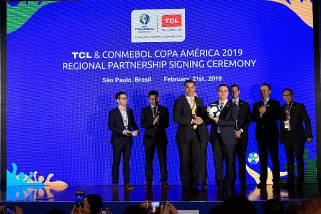TCL hợp tác với Liên đoàn Bóng đá Nam Mỹ (CONMEBOL) trong mùa giải mới Copa America 2019 - 1
