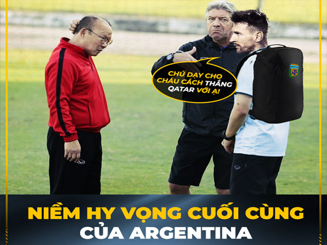Messi ”cầu cứu” HLV Park Hang Seo hiến kế để đánh bại Qatar