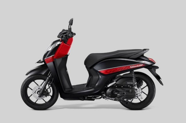 Honda Genio 2019 màu đen đỏ.