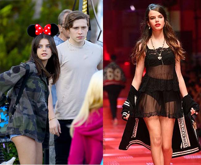 Trước Lexi thì cậu con lắm tật của Beckham yêu một chân dài người Pháp rất đỗi xinh đẹp.