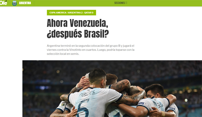 Argentina thoát hiểm Copa America: Báo thân Messi mơ đoạt cúp như Ronaldo - 1