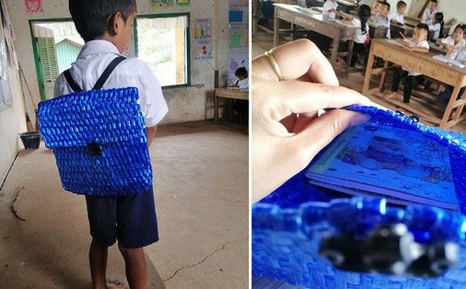 Cậu bé nghèo bỗng dưng "nổi như cồn" nhờ chiếc cặp xách độc - 1