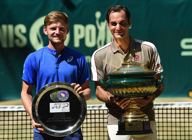 Federer chạy đà tốt Wimbledon: Đua Grand Slam 2019 thành thế “Tam quốc”? - 1