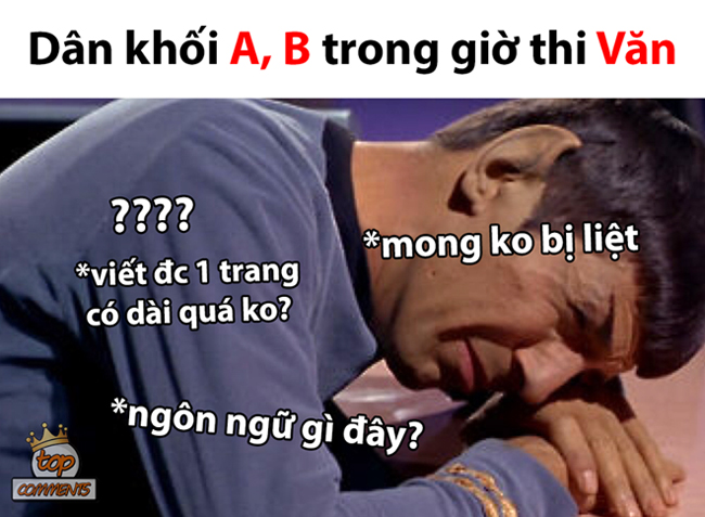 Cảm xúc của dân khối A, B trong buổi thi văn.