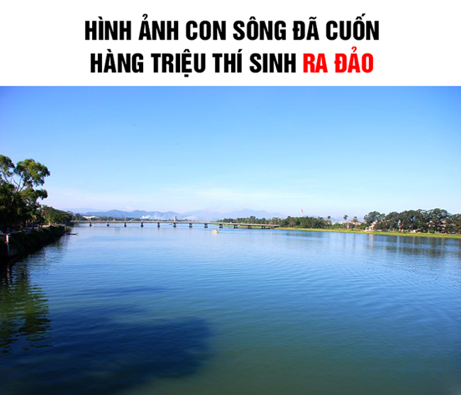 Con sông đã cuốn các thí sinh &#34;ra đảo&#34;.