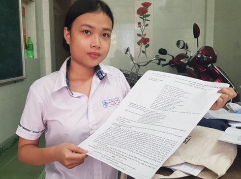 Thi THPT Quốc gia 2019: Thí sinh đặc biệt ở Huế dự thi với đề được in... trên giấy A3 - 1