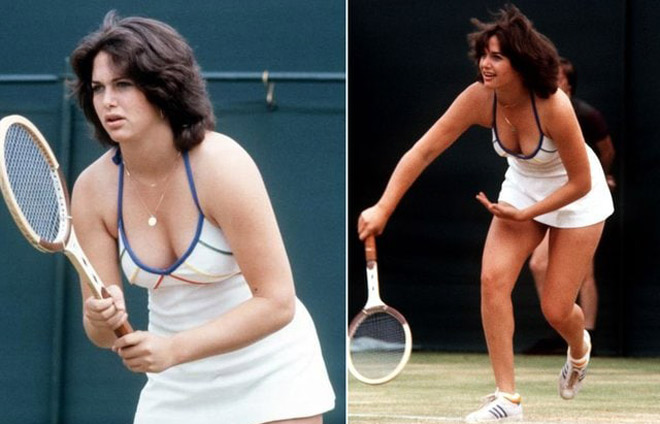 Sửng sốt Wimbledon: Mỹ nhân &#34;hở trên lộ dưới&#34;, khán giả ngượng chín mặt - 1
