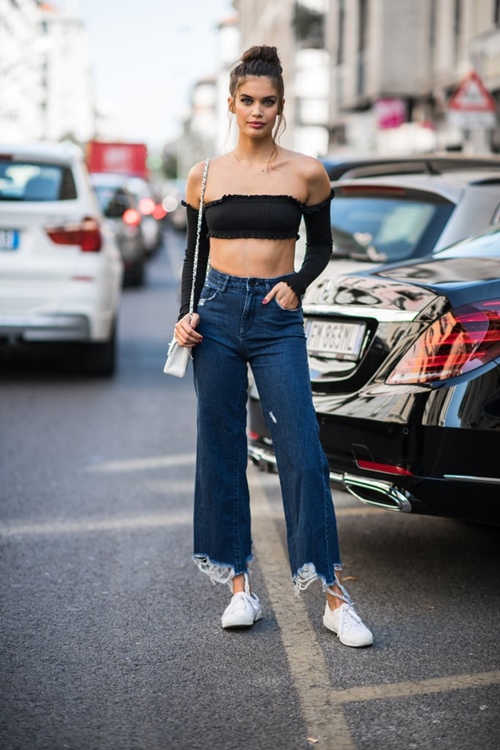 10 công thức mix áo crop top mùa hè mát và sành điệu - 2