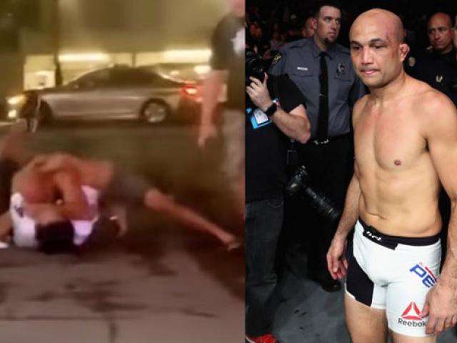 Thể thao - Choáng: Nhà vô địch UFC ra đường làm càn bị bảo vệ siết cổ "trăn Nam Mỹ"