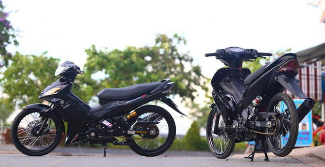 Cặp đôi Exciter 2006 độ phong cách 'chiến thần bóng đêm' sở hữu đôi mắt ma mị - 5