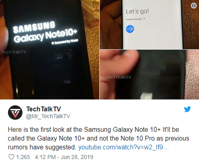 HOT: Chưa ra mắt, Galaxy Note 10+ đã lộ ảnh trên tay - 3